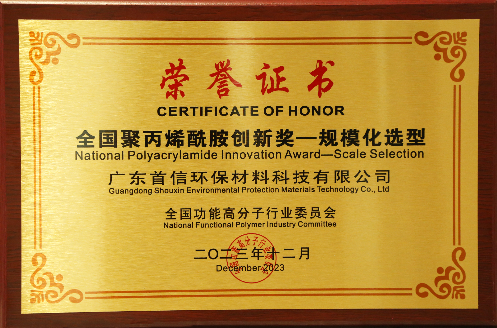 【证书】全国聚丙烯酰胺创新奖——规模化选型.jpg